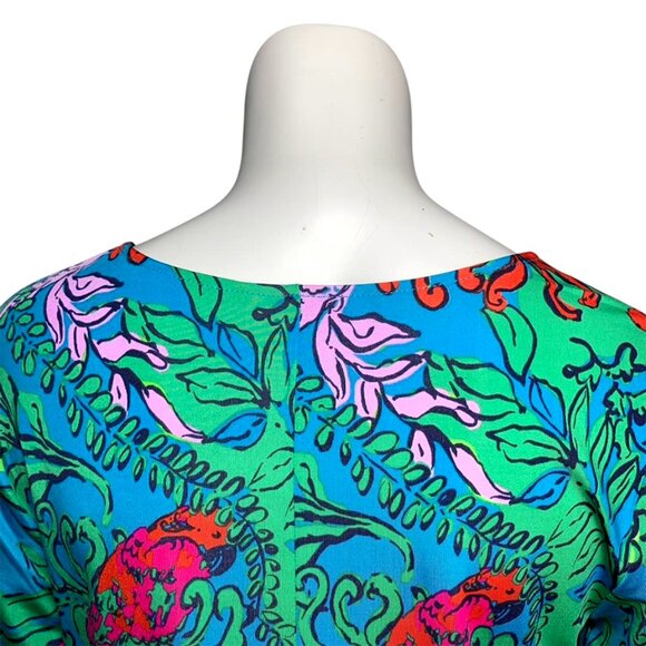 LILLY PULITZER Shake Your Tailfeather Cockatoo Print Dress - Picture 5 of 7